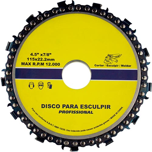 Disco de Corte Madeira PRO Corrente 115x22,23mm