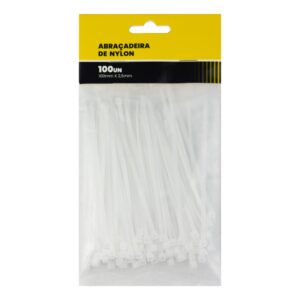 Abraçadeira de Nylon Branca