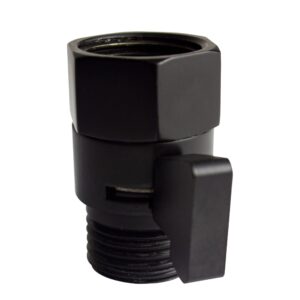 Botão Abre e Fecha Para Ducha Manual Metal Preto