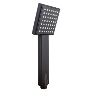 Ducha Manual Quadrada Slim ABS Preto