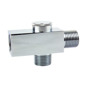 Desviador Metal Quadrado Cromado