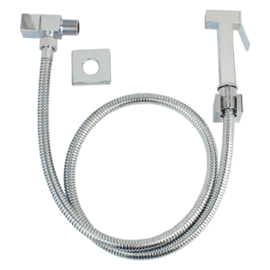 Kit Engate Cromado Incluso: Engate - Gatilho - Registro - Suporte - Canopla