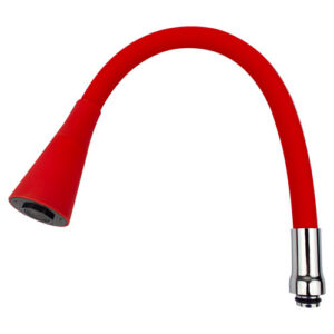 Tubo Cone Color Arejador Dois Jatos 18mm Vermelho