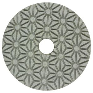 Lixa Diamantada PRO 100mm Floral 3 Passos Branca