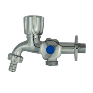 Torneira ABS Tanque E Maquina 1/2X3/4 Bico U Cromado Volante C25