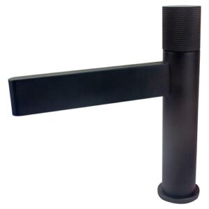 Torneira Monocomando Modelo L Preto fosco Misturador 22cm
