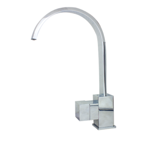 Torneira Monocomando Modelo J Quadrado Cromado Misturador 30cm