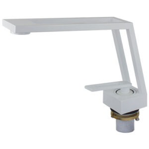 Torneira Monocomando Modelo OCA Branco Misturador