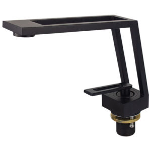 Torneira Monocomando Modelo OCA Preto Fosco Misturador