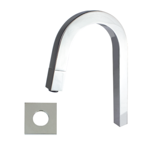 Torneira Quadrada Fria Clean Cromado