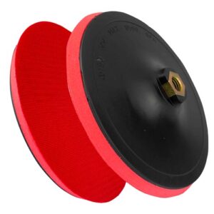 Prato de Lixa Velcro e Espuma Borracha Para Lixadeira 180mm