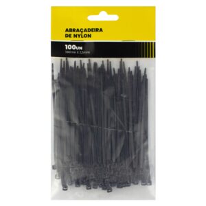 Abraçadeira de Nylon Preto